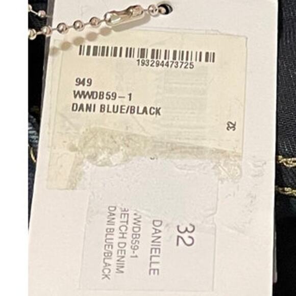 WeWoreWhat The Daniel High Rise Vintage Straight Leg Denim Jeans Size 32 New - Picture 9 of 10